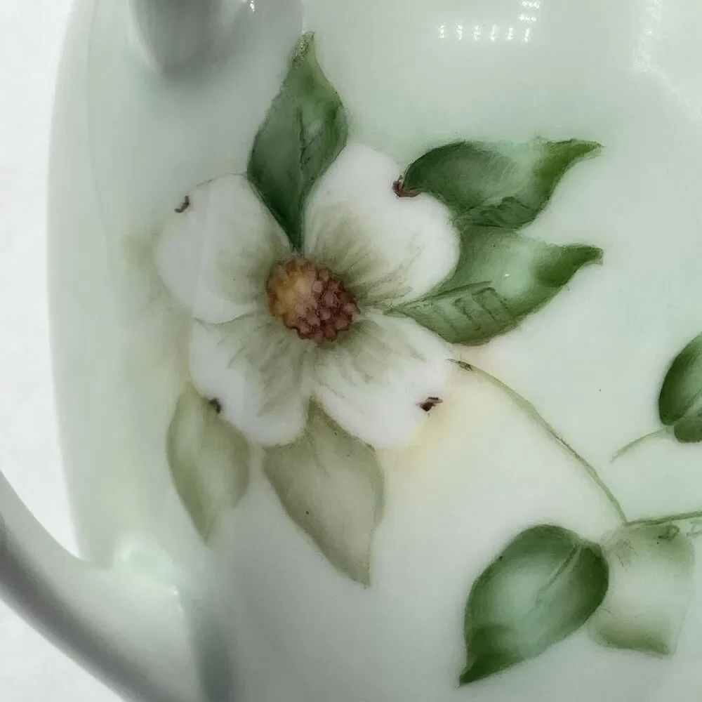 Vtg Arzberg Bavaria Germany Handpainted Dogwood Flowers Porcelain Pitcher 6.5